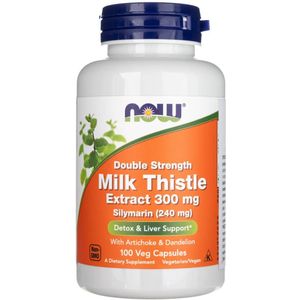 Now Foods - Mariadistelextract - Dubbele Sterkte 300mg - 100 Plantaardige Capsules