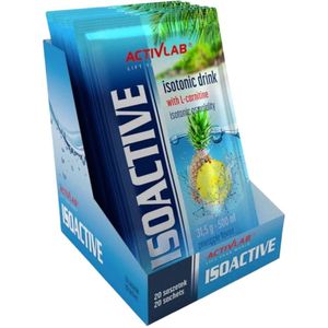 Activlab Isoactive Isotonic met L-carnitine, Ananas - 20 Zakjes