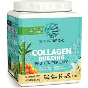 Sunwarrior Collageenopbouwende proteïnepeptiden, Tahitiaanse vanille - 500 g