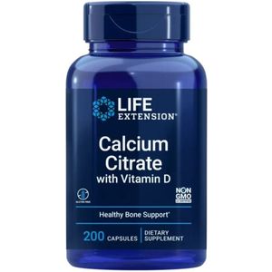 Life Extension - Calciumcitraat met Vitamine D - 200 Capsules