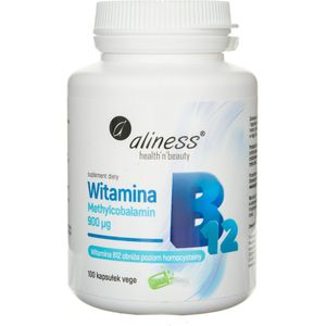 Aliness Vitamine B12 Methylcobalamine 950 mcg - 100 plantaardige capsules