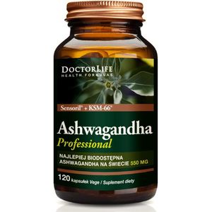 Doctor Life Ashwagandha Professional - 120 Capsules
