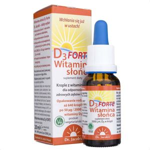Dr. Jacob's Vitamine D3 FORTE, druppels - 20 ml