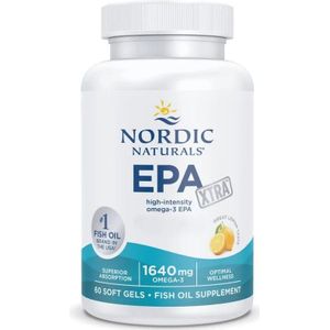 Nordic Naturals EPA Xtra Omega-3, Citroen 1640 mg - 60 Zachte gels