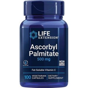 Life Extension - Ascorbylpalmitaat - 500 mg - 100 Plantaardige Capsules