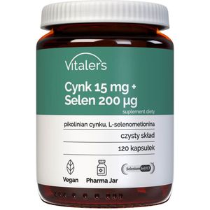 Vitaler's Zink 15 mg + Selenium 200 mcg - 120 Capsules