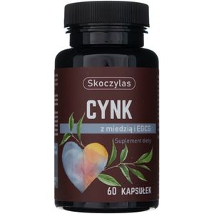 Skoczylas Zink, Koper en Groene Thee Extract (EGCG) - 60 Capsules