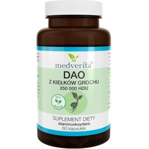 Medverita DAO uit erwtenscheuten - 60 capsules