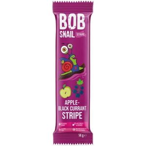 Bob Snail Appel & Zwarte Bes Streep zonder toegevoegde suiker - 14 g