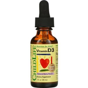 ChildLife Vitamine D3 500 IE voor kinderen, Bes - 30 ml