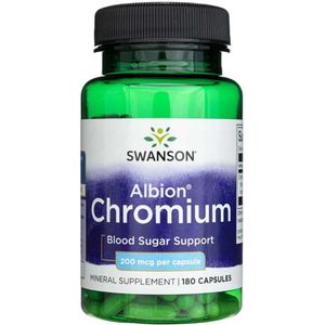 Swanson Albion Chroom 200 mcg - 180 Capsules