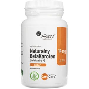Aliness Natuurlijke bètacaroteen - 100 tabletten