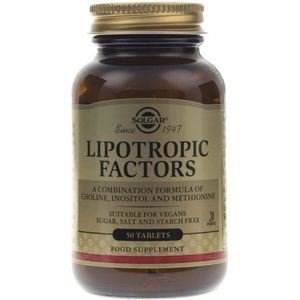Solgar Lipotrope Factoren - 50 tabletten