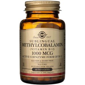 Solgar Sublinguale Methylcobalamine 1000 mcg - 60 tabletten