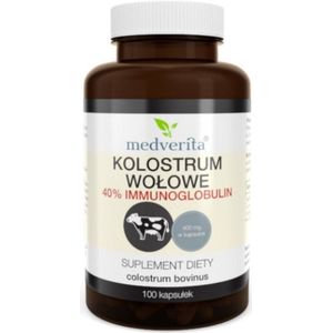 Medverita Rund Colostrum 400 mg,40% Immunoglobuline - 100 Capsules