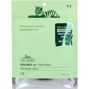 VT Cosmetics Cica Reti-A 7 Days Mask - 7 stuks