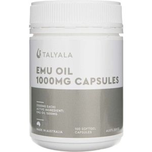 Talyala - Emu-olie - 1000 mg - 100 Capsules
