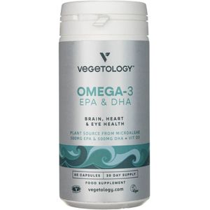 Vegetology Omega 3 EPA & DHA + Vitamine D3 - 60 Capsules