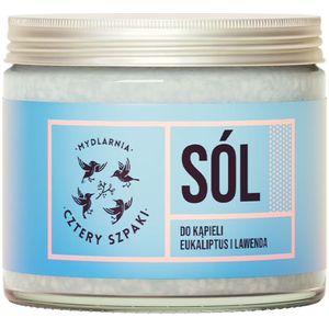 Cztery Szpaki Eucalyptus en lavendel badzout - 320 g