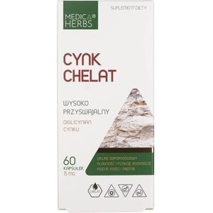 Medica Herbs Zinkchelaat 15 mg - 60 Capsules