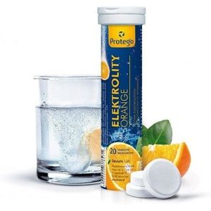 Protego Elektrolyten, Sinaasappel - 20 tabletten