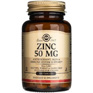 Solgar Zink 50 mg - 100 tabletten