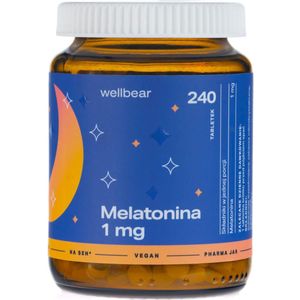 Wellbear Melatonine 1 mg - 240 tabletten