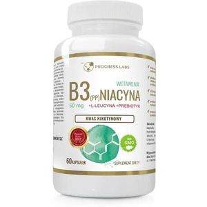 Progress Labs Niacine Vitamine B3 (PP) 50 mg - 60 Capsules