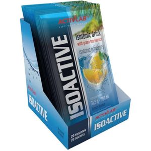 Activlab Isoactive Isotonic met Groene Thee, Citroen - 20 Zakjes