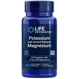 Life Extension Kalium met magnesium met vertraagde afgifte - 60 capsules