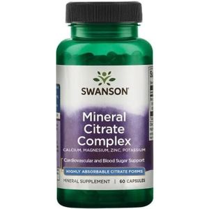 Swanson Mineraal Citraat Complex - 60 Capsules