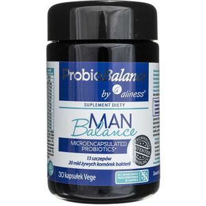 Aliness ProbioBalance Man Probioticuma & Prebioticuma - 30 plantaardige capsules