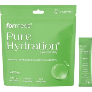 Formeds Pure Hydration Elektrolyten, Matcha - 14 Zakjes