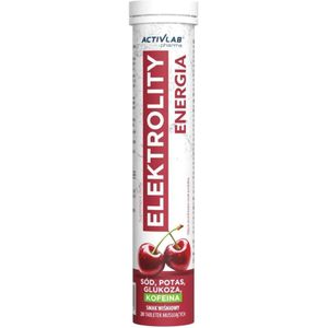 Activlab Pharma Electrolyte Energy met cafeïne, Kers - 20 bruistabletten