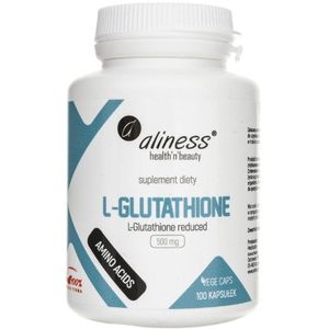 Aliness L-Glutathion verlaagd 500 mg - 100 plantaardige capsules