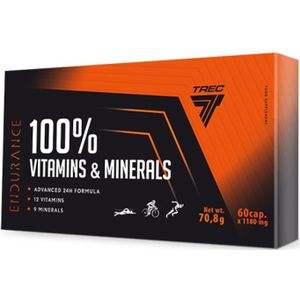 Trec 100% Vitaminen &amp; Mineralen Endurance - 60 capsules