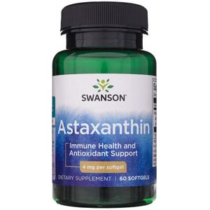 Swanson Astaxanthine 4 mg - 60 Zachte gels