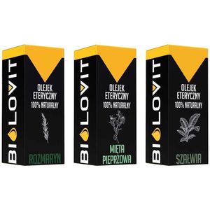 Bilovit Essentiële Olieset voor Concentratie - 3 Stuks