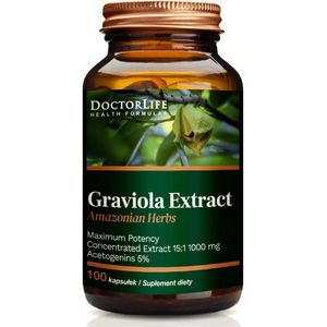 Doctor Life Graviola-extract 500 mg - 100 capsules