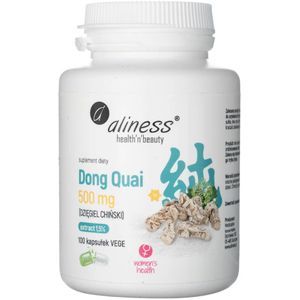 Aliness Dong Quai 500 mg - 100 plantaardige capsules
