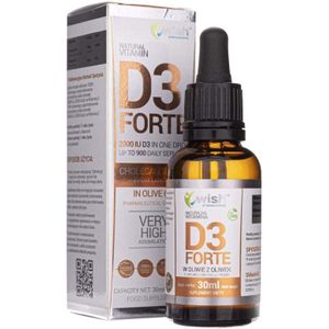 Wish Vitamine D3 FORTE 2000 IU druppels - 30 ml