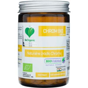 BeOrganic Chroom 100 mcg - 100 tabletten