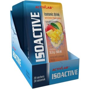 Activlab Isoactive Isotonic met limoen, Mango met ananas - 20 Zakjes