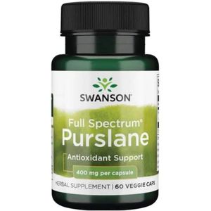 Swanson - Volledig Spectrum Postelein - 400 mg - 60 Capsules