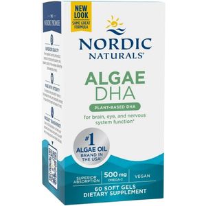 Nordic Naturals - Algae DHA - 500mg - 60 softgels