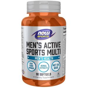 Now Foods - Men's Active Sports Multi - Multivitaminen - 90 Capsules