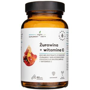 Aura Herbals Cranberry 800 mg Vitamine C - 60 Capsules