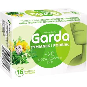 Garda Tijm en klein hoefblad - 16 zuigtabletten