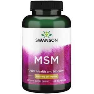 Swanson MSM 1000 mg - 120 Capsules