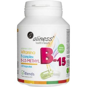 Aliness Vitamine B Complex B-15 Methyl - 100 plantaardige capsules